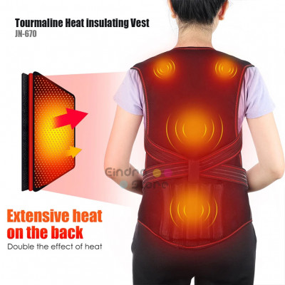 Tourmaline Heat insulating Vest : JN-670